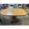 Image 1 : Oak Double-pedestal Extendable Dining Table