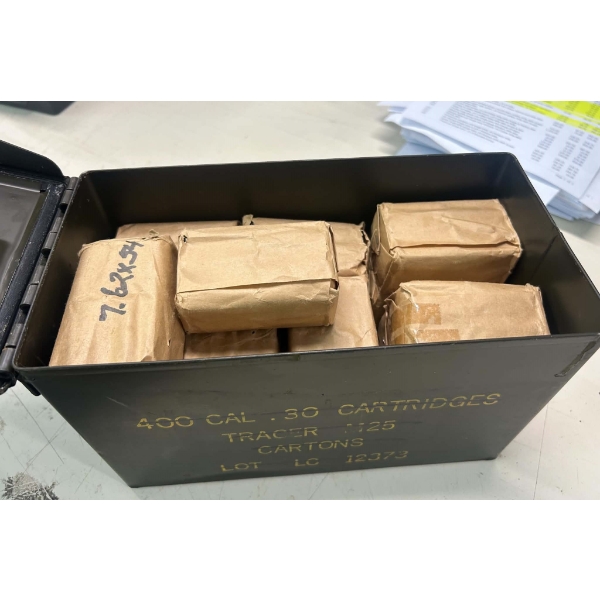 390 Rounds 7.62 x 54 Russian Ammunition In Military Ammo Can