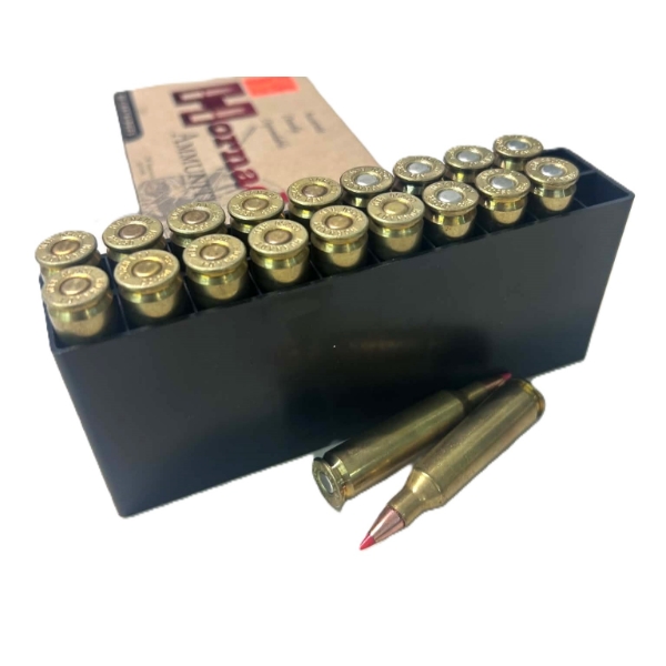 20 Rounds Hornady 22-250 Rem 55gr. V-Max Ammunition