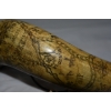 Image 7 : Rare 1775 Scrimshaw British Powder Horn with Map Decoration & Brass Spout