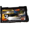 Image 4 : Tool Box Full of Assorted Contractor Supplies & Extension Cords 