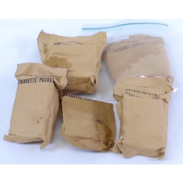 Box Lot Korean War Era Cigarette Packs & Accessory Packet