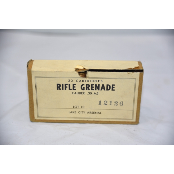 20 Rounds Lake City Arsenal .30 M3 Ammunition