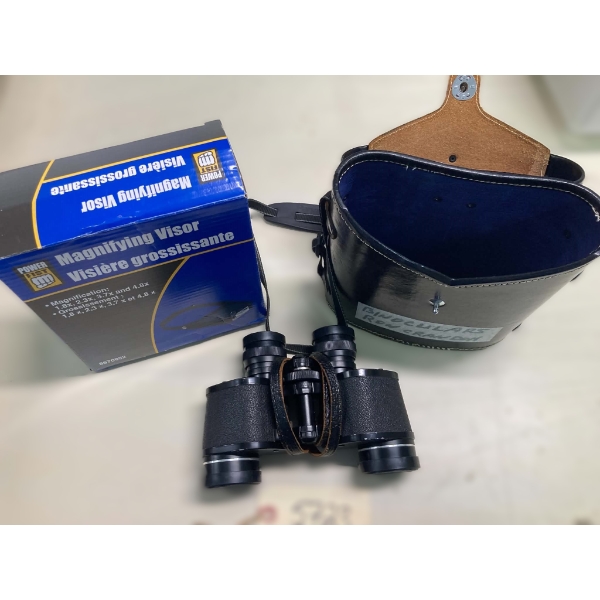 Box Lot Magnifying Vison & Binoculars