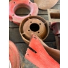 Image 2 : Red Crackle-Finish Blower/Fan Housing Assembly with Motor