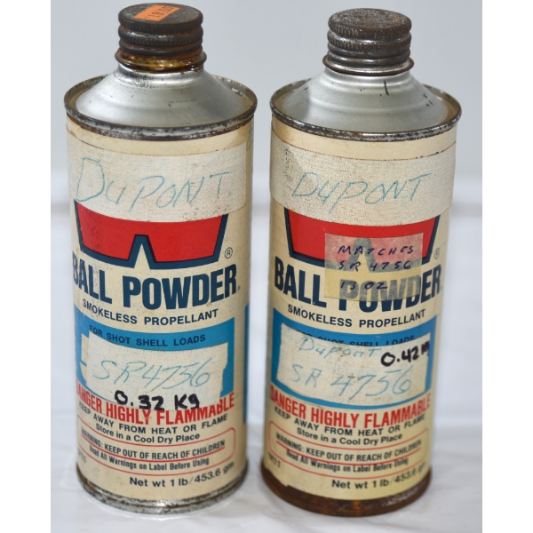 Du Pont SR 4756 Ball Powder Smokeless Propellant 