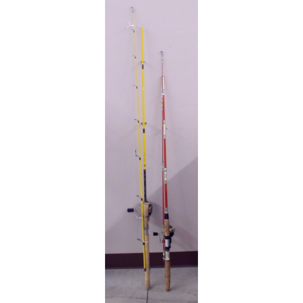 Box Lot Fishing Rods & Reels 