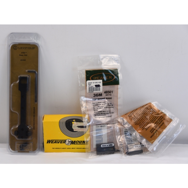 Box Lot Leupold & Weaver Top Mount Scope Mounts