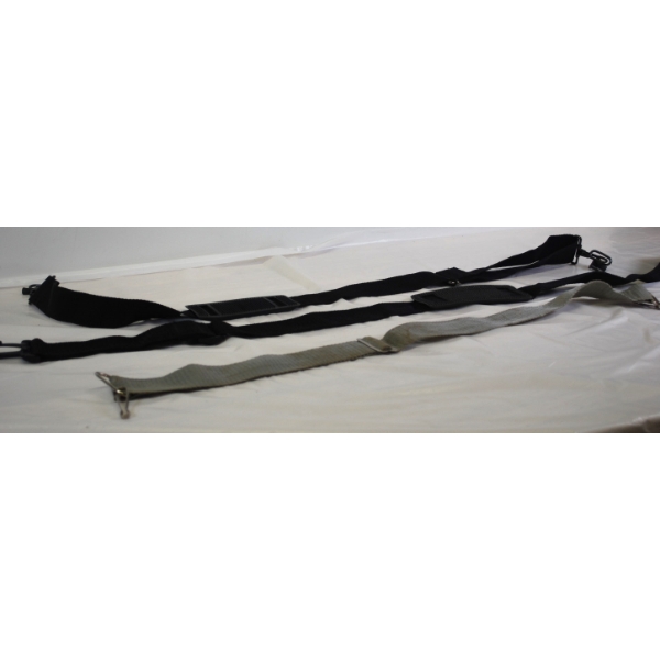 2 Black Slings & 1 Grey Sling