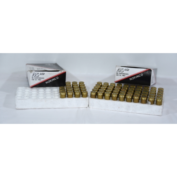 68 Rounds Norinco .45ACP 230gr FMJ Ammunition 