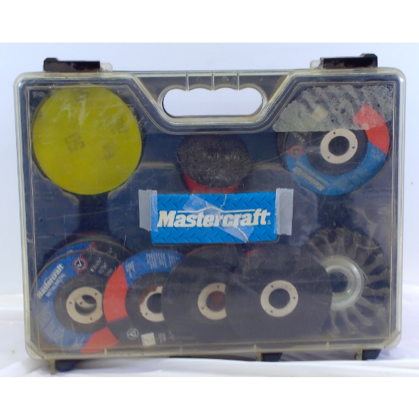 Mastercraft 4 1/2" Assorted Grit Grinder Ass't Set