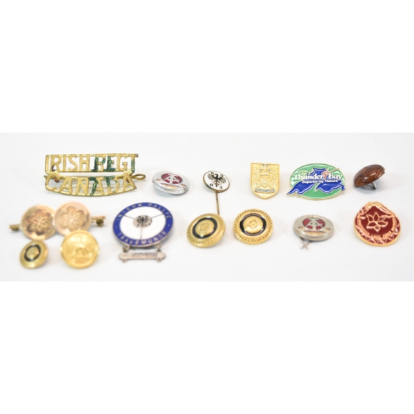 Box Lot Buttons and Pins