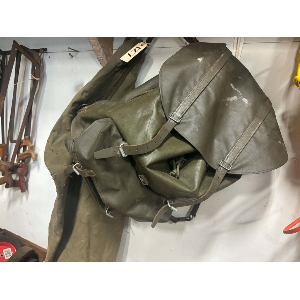 Vintage Military-Style Canvas Bag