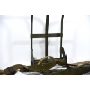Image 1 : Military Back Pack Rack - Assorted Straps & Equipment Belts
