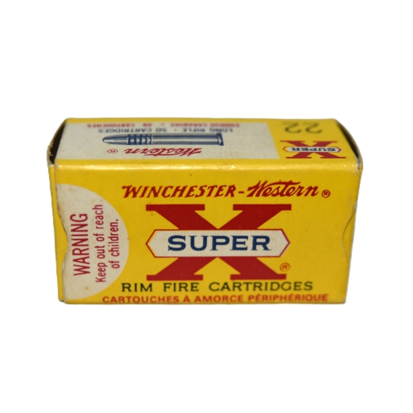 50 Rounds Winchester Western Super X 22 LR W.W. 