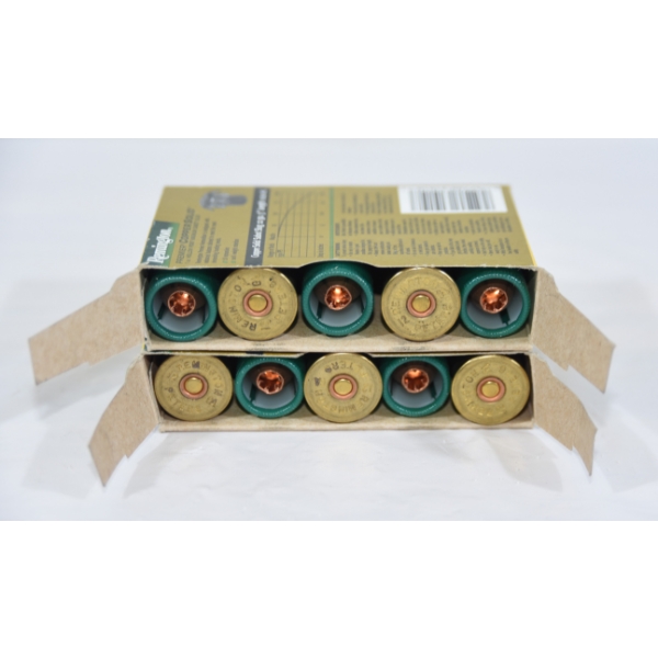 10 Rounds Remington Premier Coppersolid 12 Gauge 3" Hollow Point Magnum Sabot Slug Ammunition 