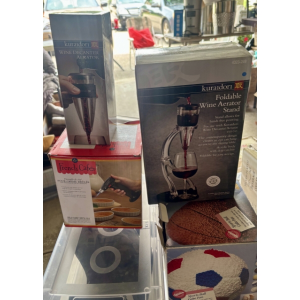 Baking Supplies & Wine Stand