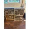 Image 5 : Large Assortment of Hardware/Organizers, Fasteners & Vintage Yardsticks