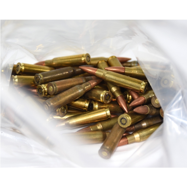 55 Rounds Assorted Brands 7.62x51 Caliber Reloaded Ammunition
