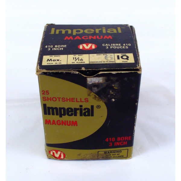 25 Rounds Imperial Magnum 410 Gauge 3" Ammunition