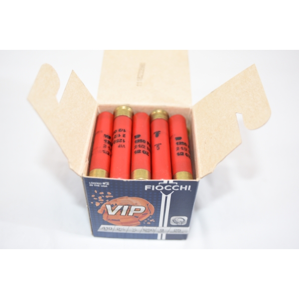 25 Rounds Fiocchi VIP .410 Gauge 2-1/2" 1/2oz 9 Shot Ammunition