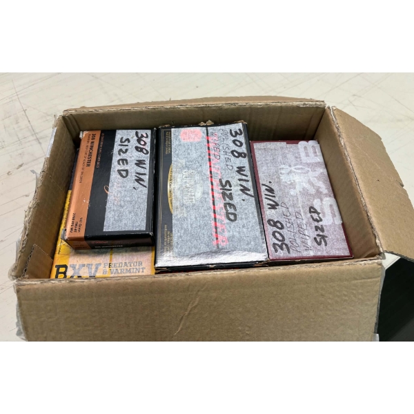 3.2kg Box of .308 Assorted Brand Unprimed Brass