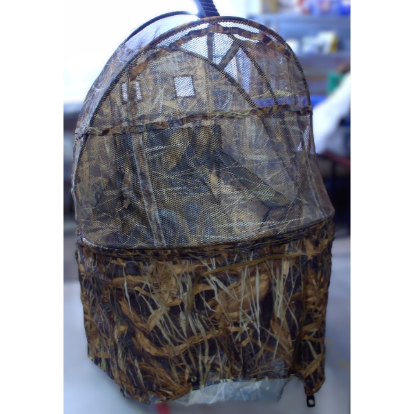 Action Camo Hunting Chair Blind Grass Ghost