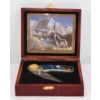 Image 1 : Collectible Wolf Folding Pocket Knife With Wooden Display Case 