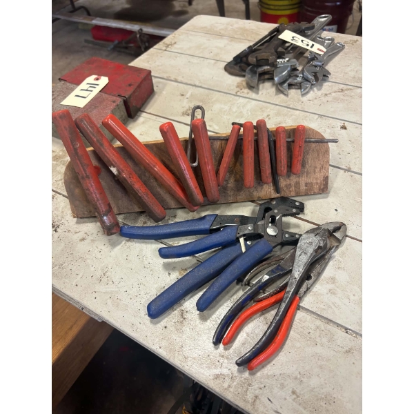 Assorted Pliers & Hex Key / Allen Wrench Set