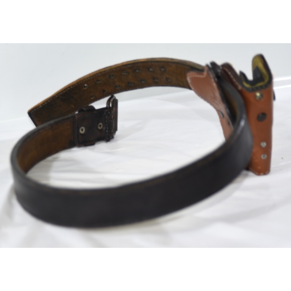 Leather 1911 Holster With Leather Belt