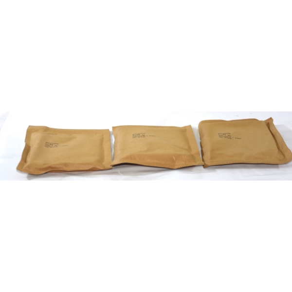 3 Military Spare Parts  Brown Paper Bag Stamped With A032-5559738