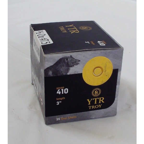 25 Rounds YTR Troy 410 Gauge 3" Ammunition
