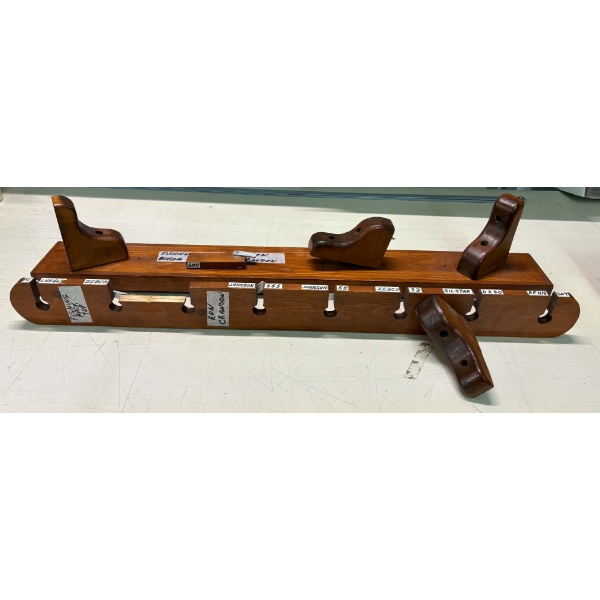 Wooden Fishing Display Rack 