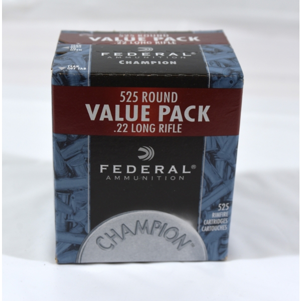 525 Rounds Federal .22 Long Rifle Ammunition 