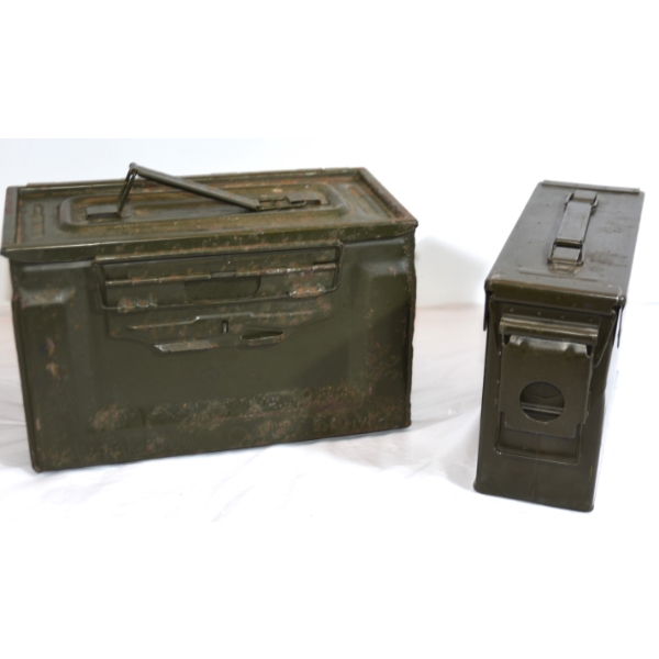 50cal Military Issue Ammo Can &  30cal Military Issue Ammo Can