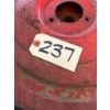 Image 3 : 18" Red Stamped Steel Double-Groove V-Belt Pulley