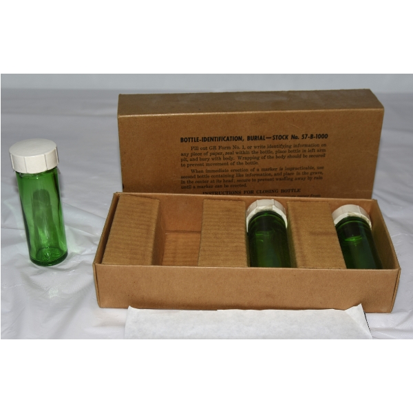 Bottle Identification, Burial- Stock No. 57-B-1000