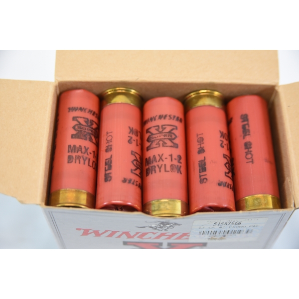 20 Rounds Winchester Drylok 12 Gauge 2-3/4" 2 Shot Ammunition