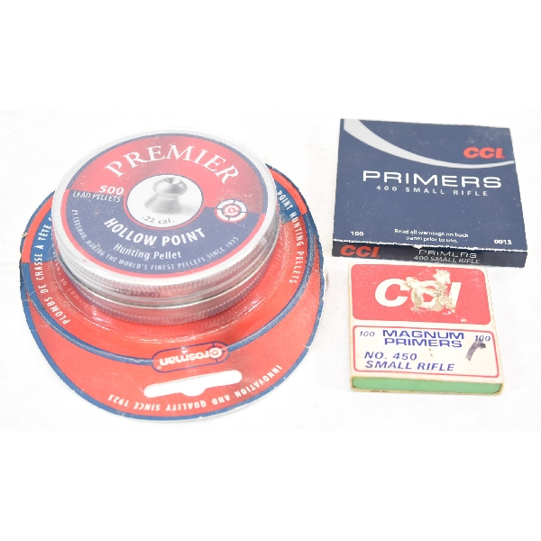Box Lot Primers & Pellets