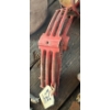 Image 1 : Vintage Red Cast Tractor Grille with Screen