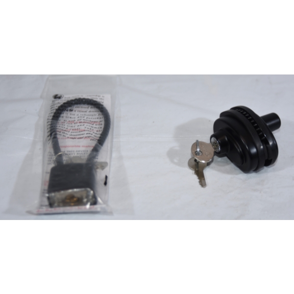 Box Lot Firearm Trigger Lock With 2 Keys & 1 Cable Lock With 2 Keys 