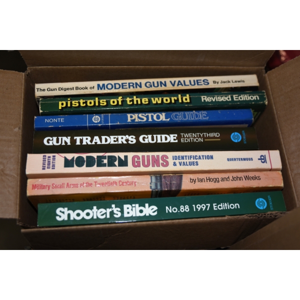 7 Assorted Gun Books Handgun, Gun Digest Etc.