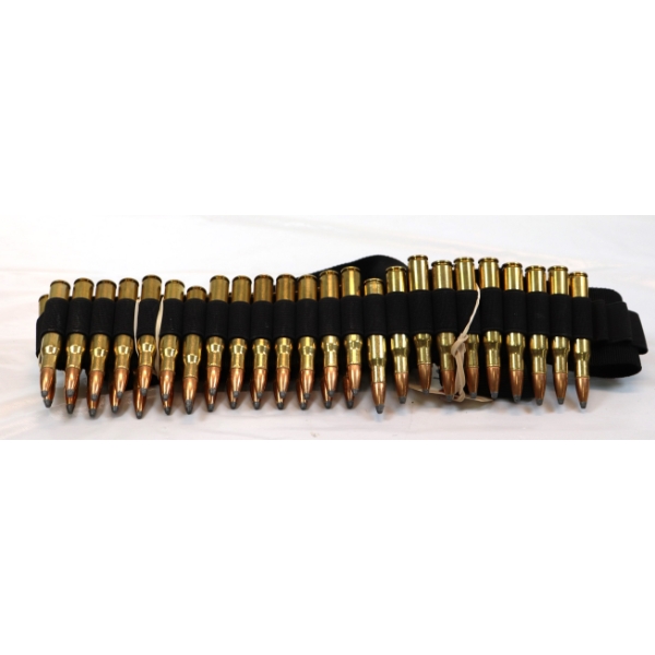38 Rounds Winchester  30-06 SPRG Ammunition With Ammunition Belt