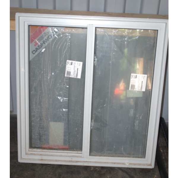 Dashwood Vinyl Sliding Window – Double Pane Low-E Insulated Glass, White Frame