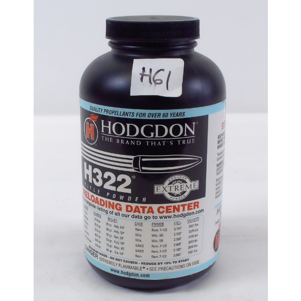  1 Pound Sealed Hodgdon H322 Powder