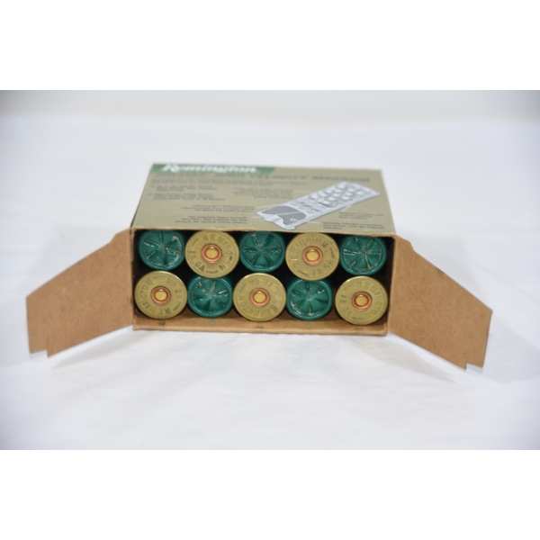 10 Rounds Remington 12 Gauge 3 1/2" #4 Shot Ammunition