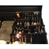 Image 2 : Box Lot  Black Tackle Box & Fishing Supplies 