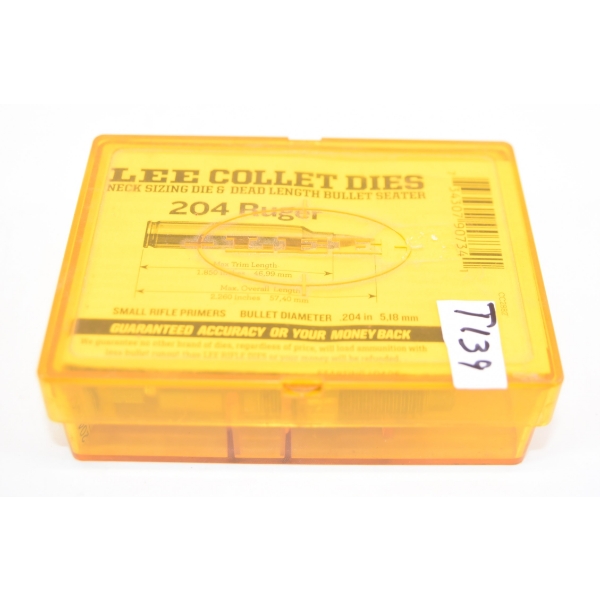 1 Set Lee 204 Ruger 2 Die Set N.I.B