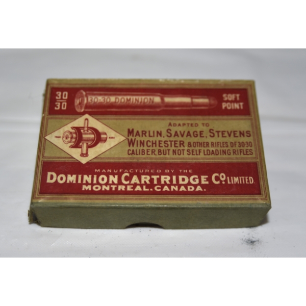 20 Rounds Dominion 30-30 Dominion SP Ammunition