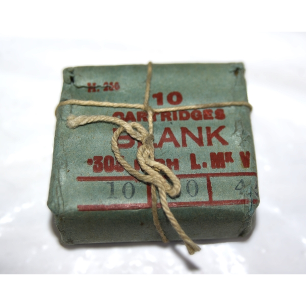 10 Rounds 303 MK V Blank Cartridges 1942 Original Sealed Pkg